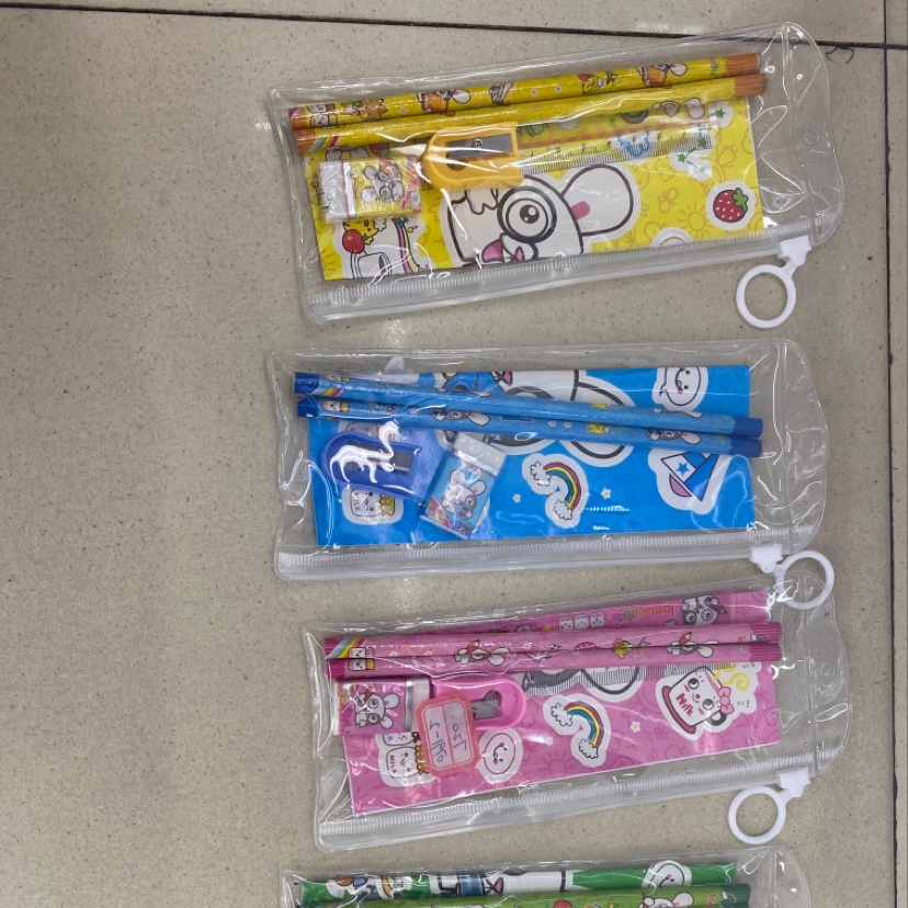 Wangsun papelería oficina cultura aprendizaje 812 conjunto de papelería lápiz sacapuntas