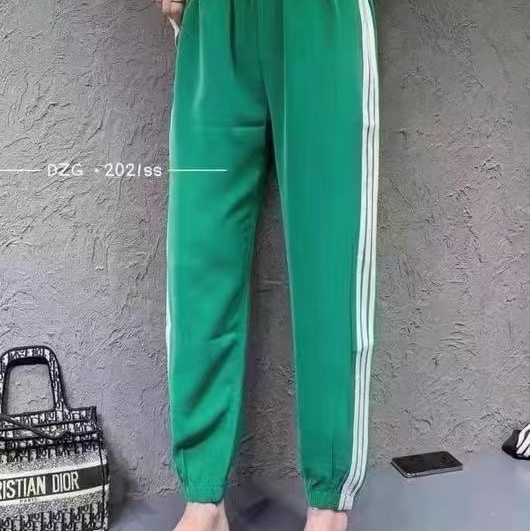 绿色休闲裤fh