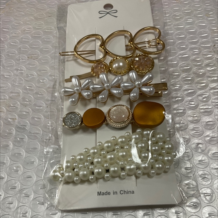 三花压夹爱心五件套