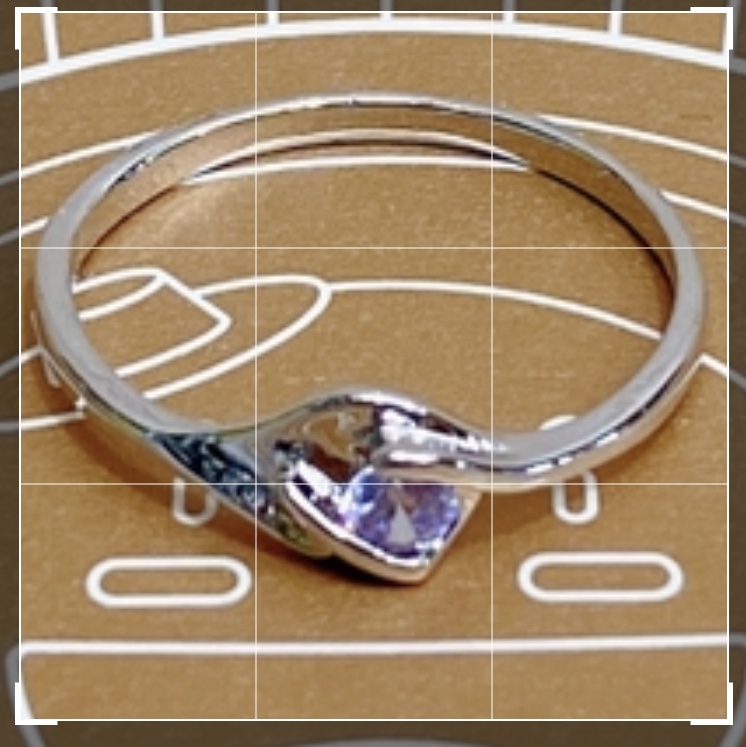 Electric platinum color preservation 6 mm color Zircon popular fashion all-match women's ring ๐14