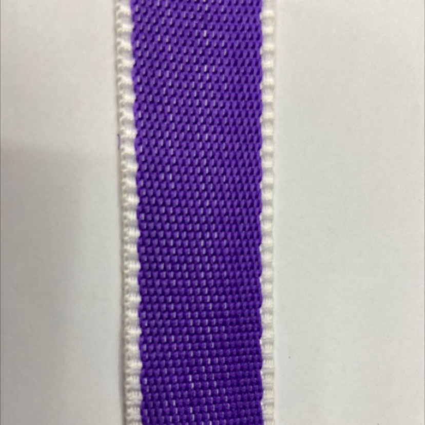 2.8 cm polypropylene snow blue white twill ribbon 12#
