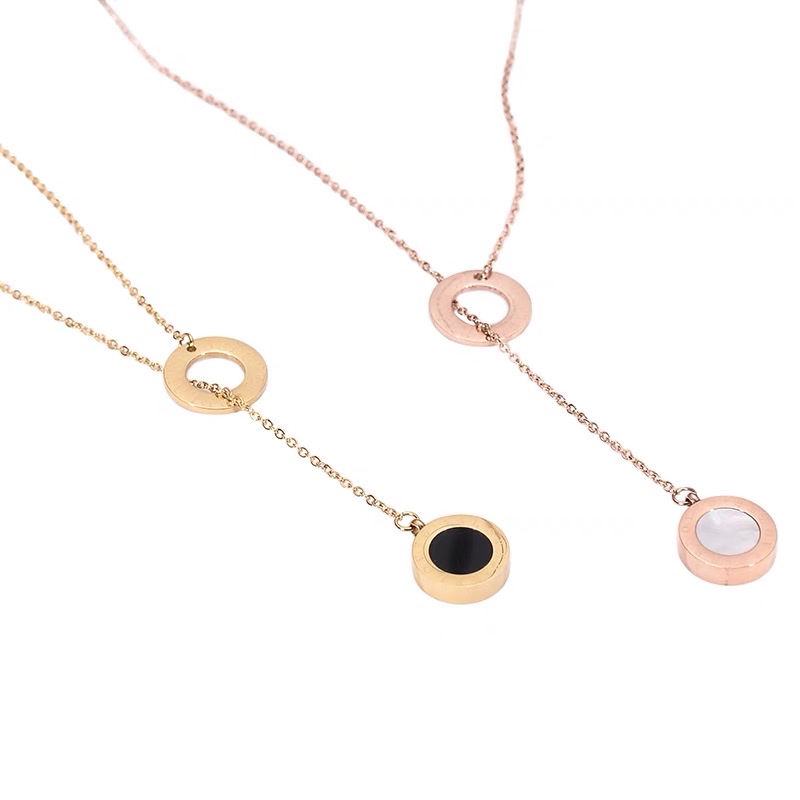 Simple and stylish Korean style necklace, versatile and elegant sweater chain, long style 12 detail image 1