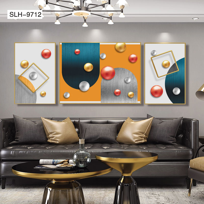 铝合金晶瓷晶贝三联画抽象系列4️⃣详情图3