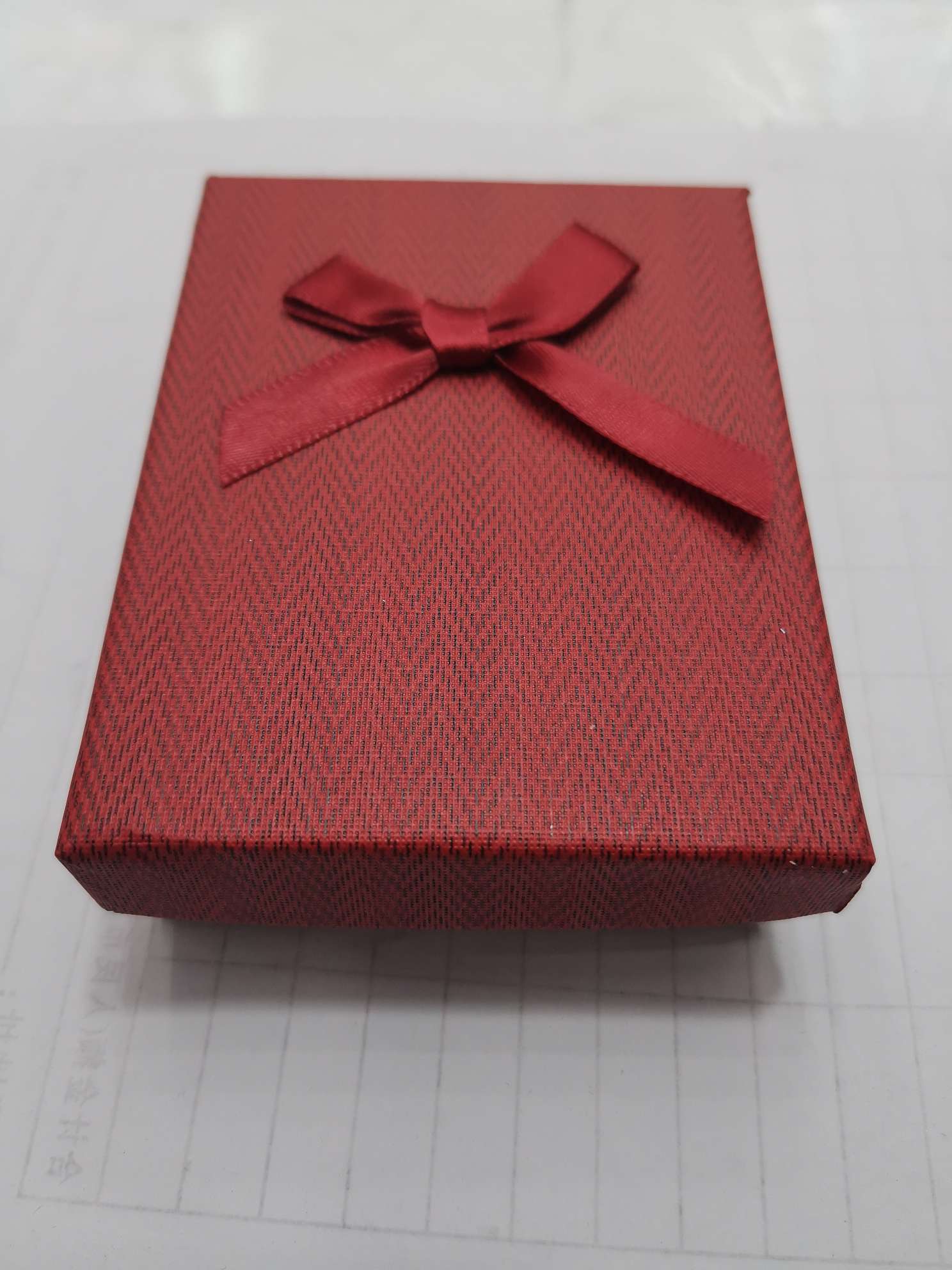 蝴蝶结吊坠盒17白底实物图