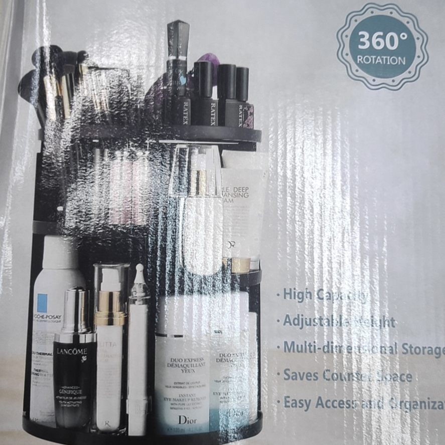 厂家直销新款亚克力饰品收纳盒化妆品收纳盒水乳收纳盒家用亚克力收纳化妆品盒