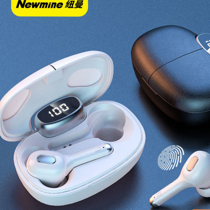 Digital display wireless Bluetooth headset tws Intelligent Translator 5.0 stereo simultaneous translator BM216