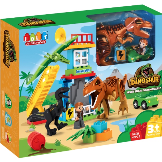 5409 Jurassic Dinosaurs - Imperial Velociraptor Collision