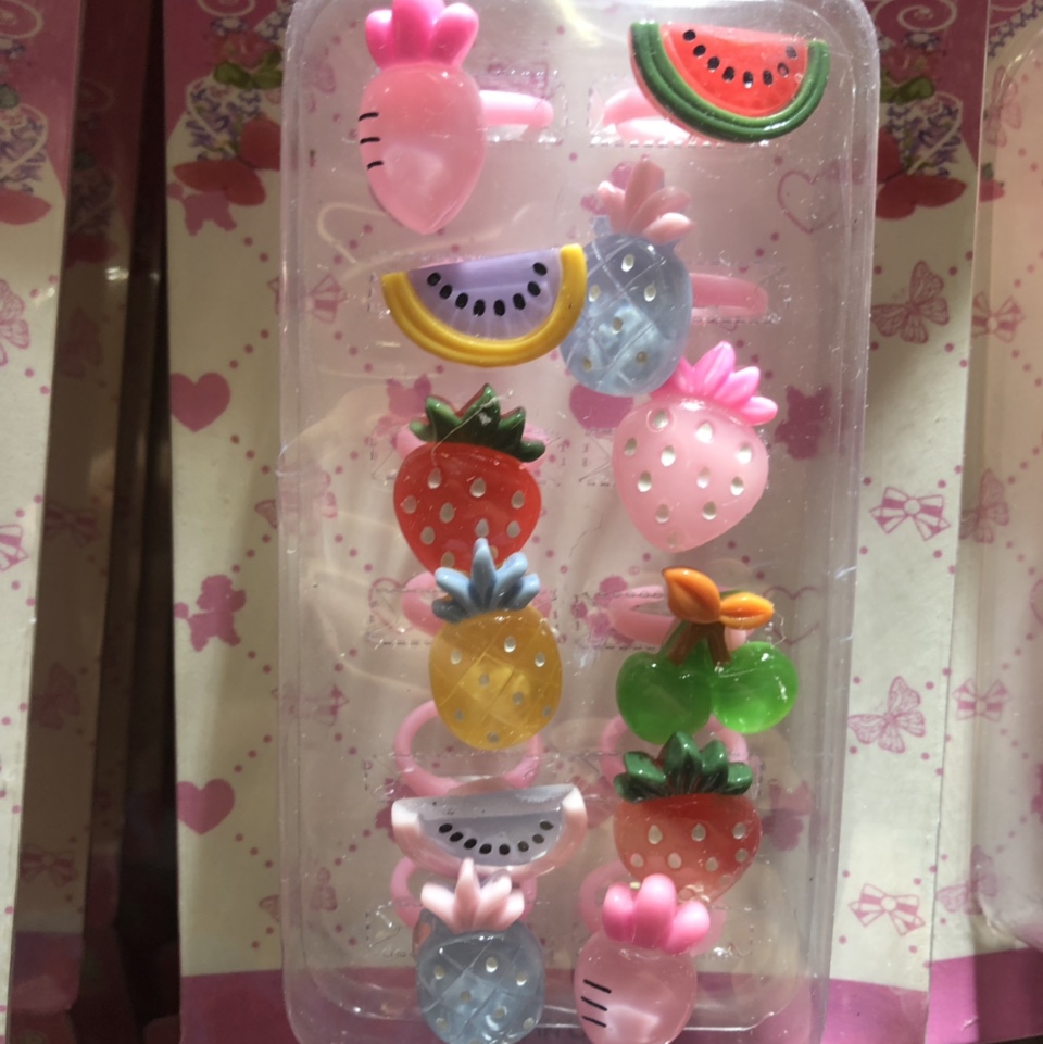 12 rings for children, cassette card set