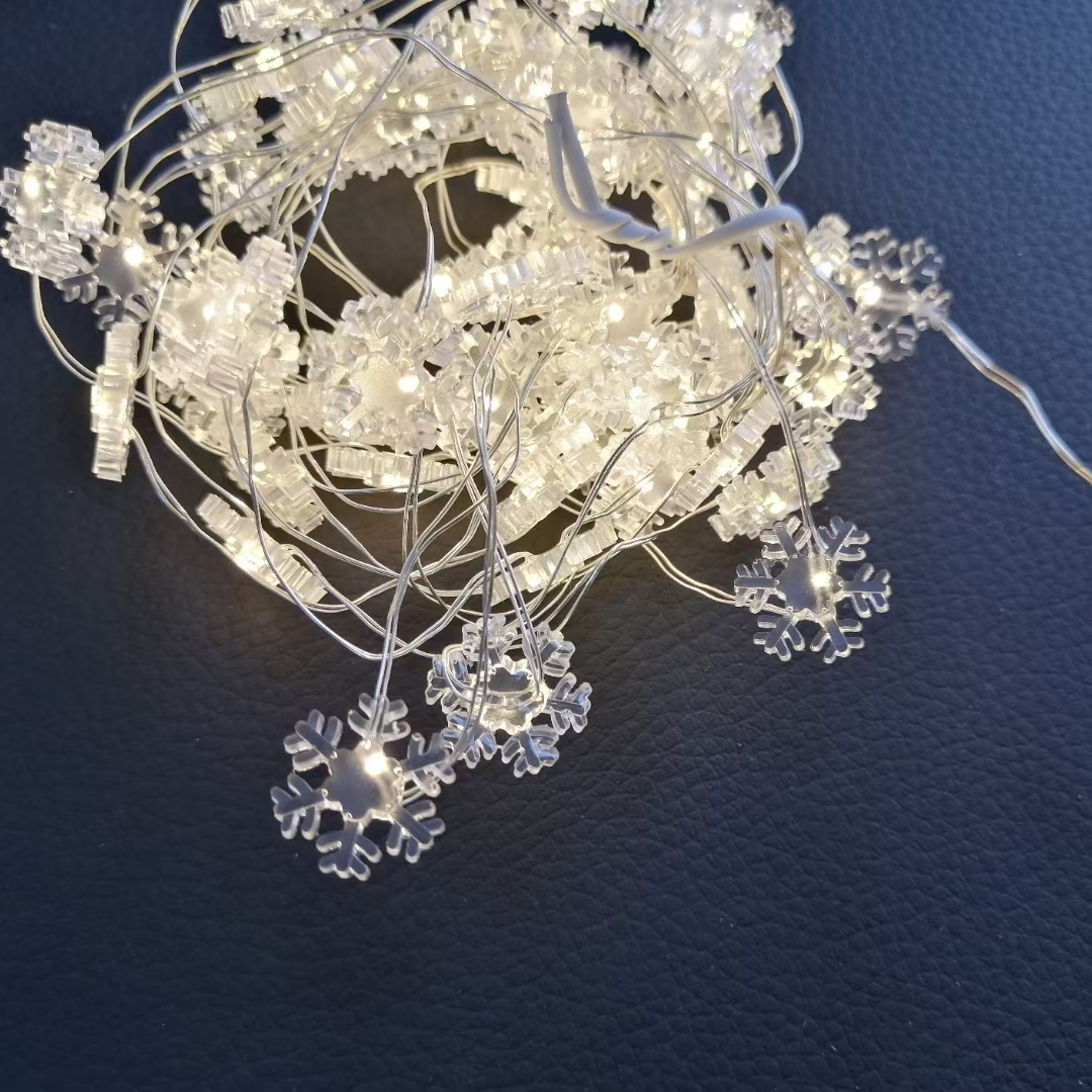 Copper wire snow lamp