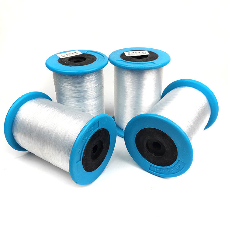 进口透明水晶无弹力鱼线DIY手工编织串珠绳缠绕戒指线透明鱼丝线24