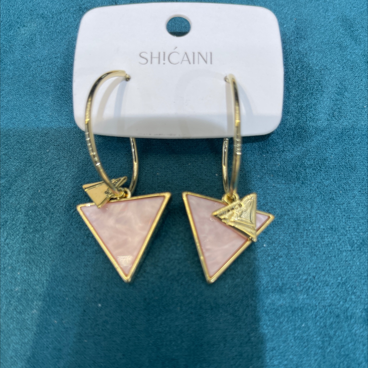 Earrings in water pattern sheet