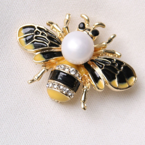Jewelry Premium Professional Brooch Natural Pearl Butterfly Dragonfly Bee Cute animal corsage Women's pin