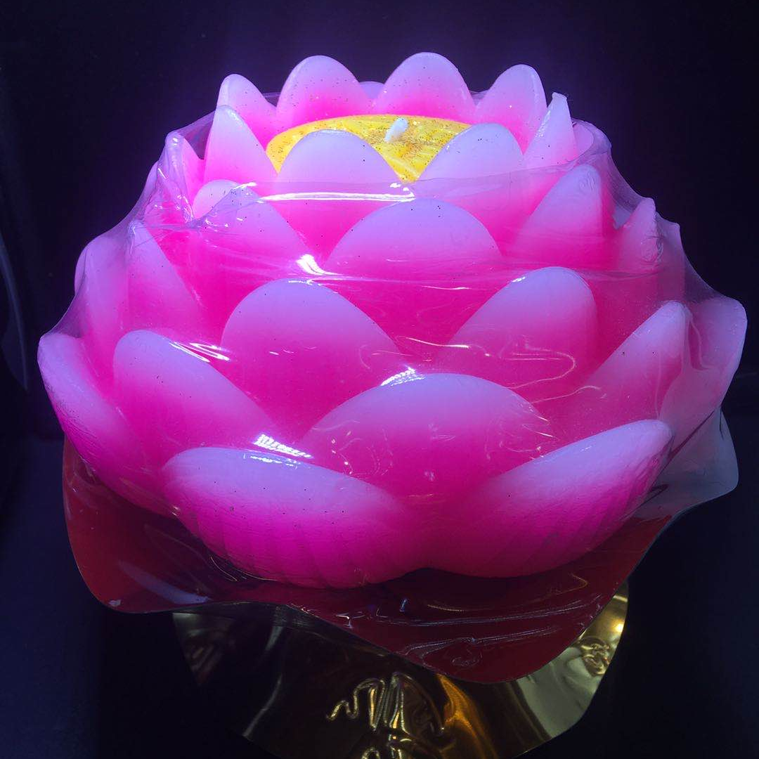 蜡/莲花蜡/佛教白底实物图