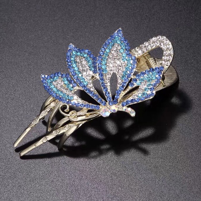 Flying butterfly alloy clip clip