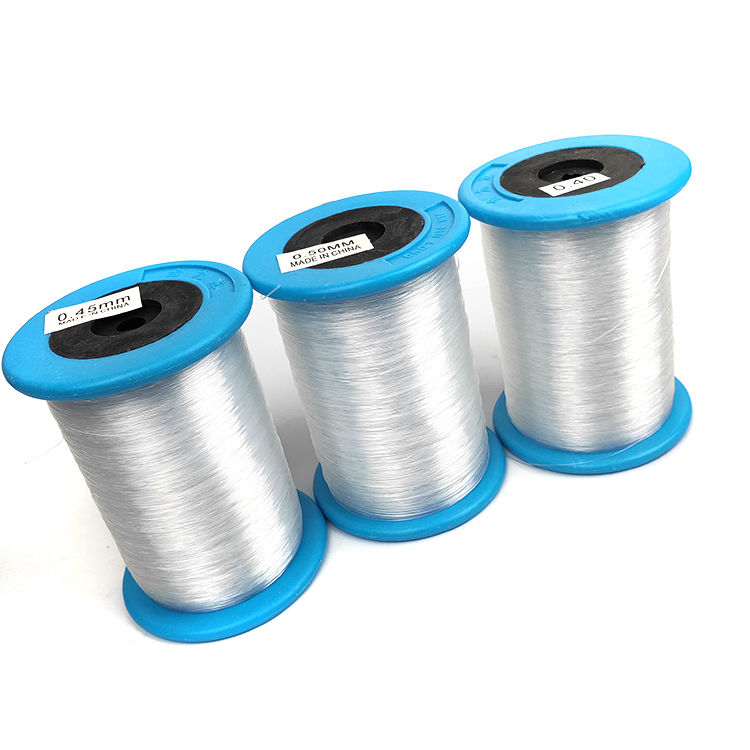 进口透明水晶无弹力鱼线DIY手工编织串珠绳缠绕戒指线透明鱼丝线28