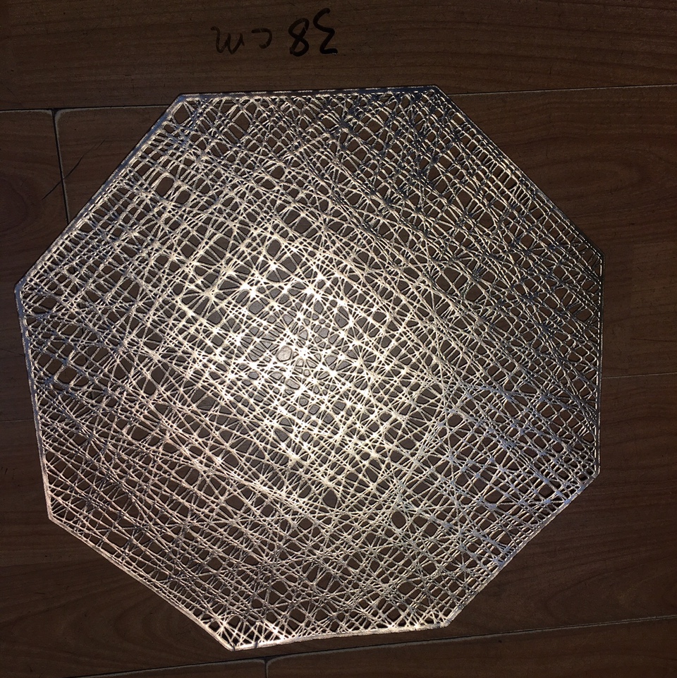 443 餐桌垫西餐垫北欧PVC餐桌隔热垫家用酒店餐具垫子