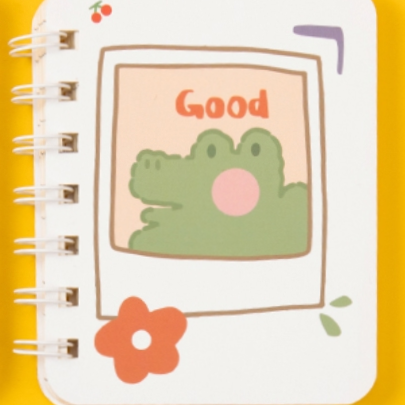 Green crocodile notebook