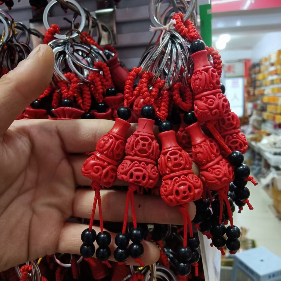 红色葫芦钥匙扣图