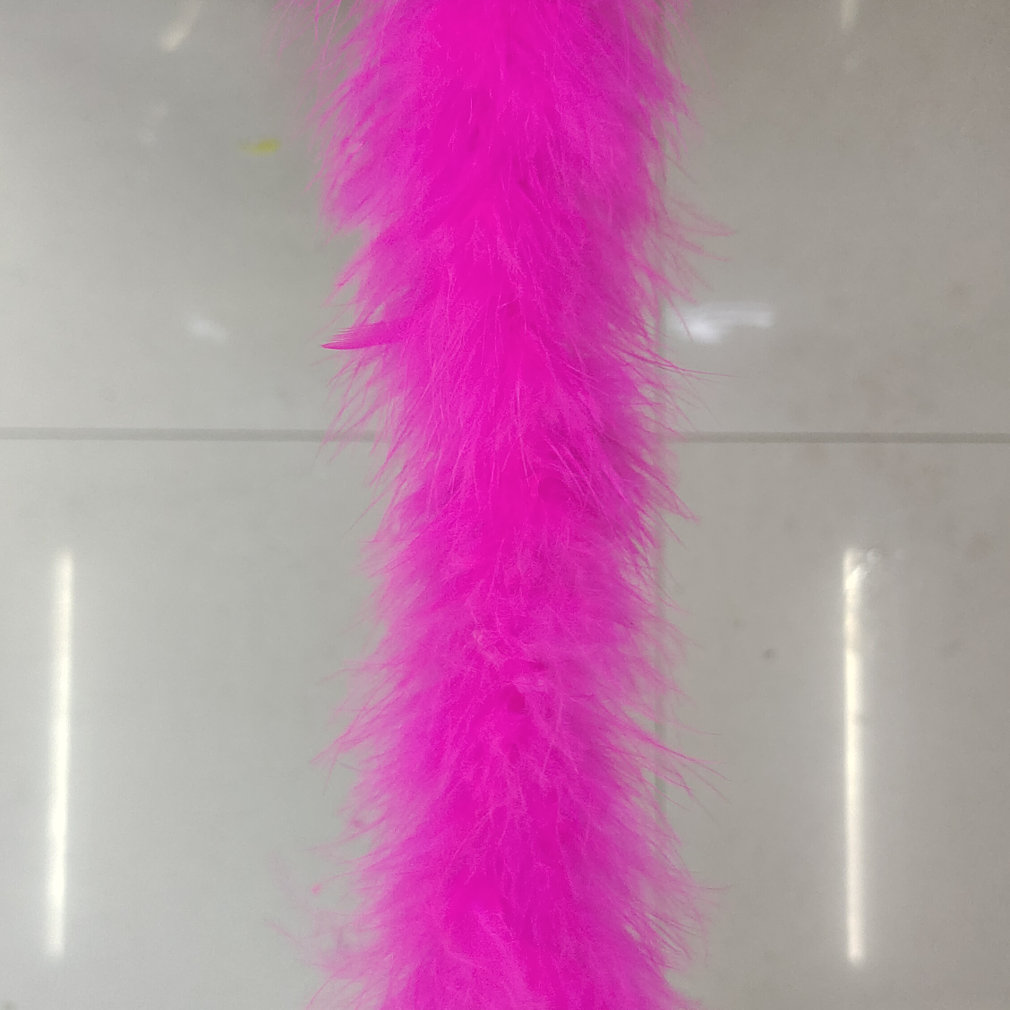 火鸡首毛毛条两米一条桃红
