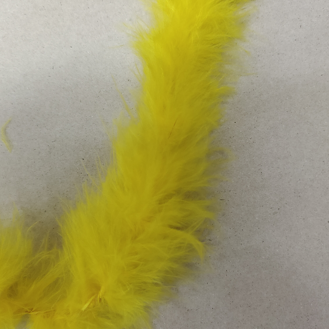 火鸡首毛毛条两米一条黄色