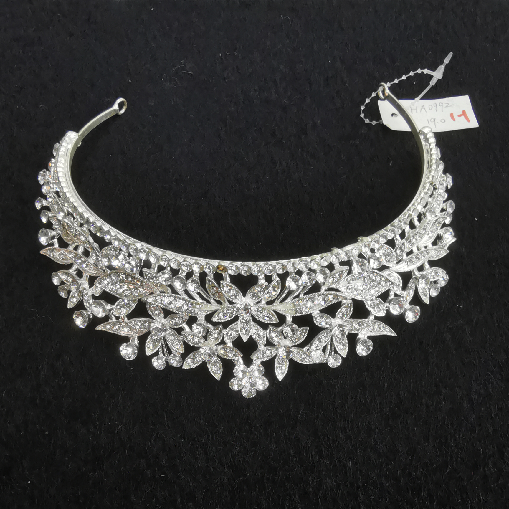 Korean bride tiara wedding hair accessories New white gauze champagne wedding dress accessories