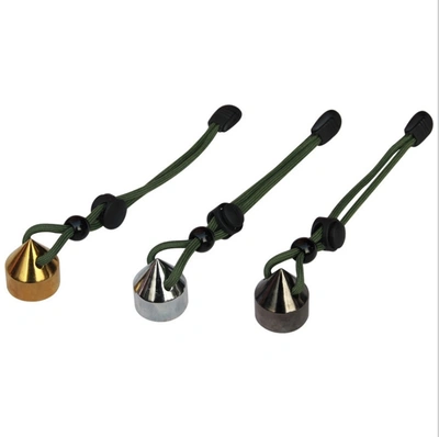 Protective Items Lightning Hammer Sharp Tail Cover Anti-Grab Cover Swinging Gold And Silver Black Telescopic Rod Accessories Window Breaker + Rope