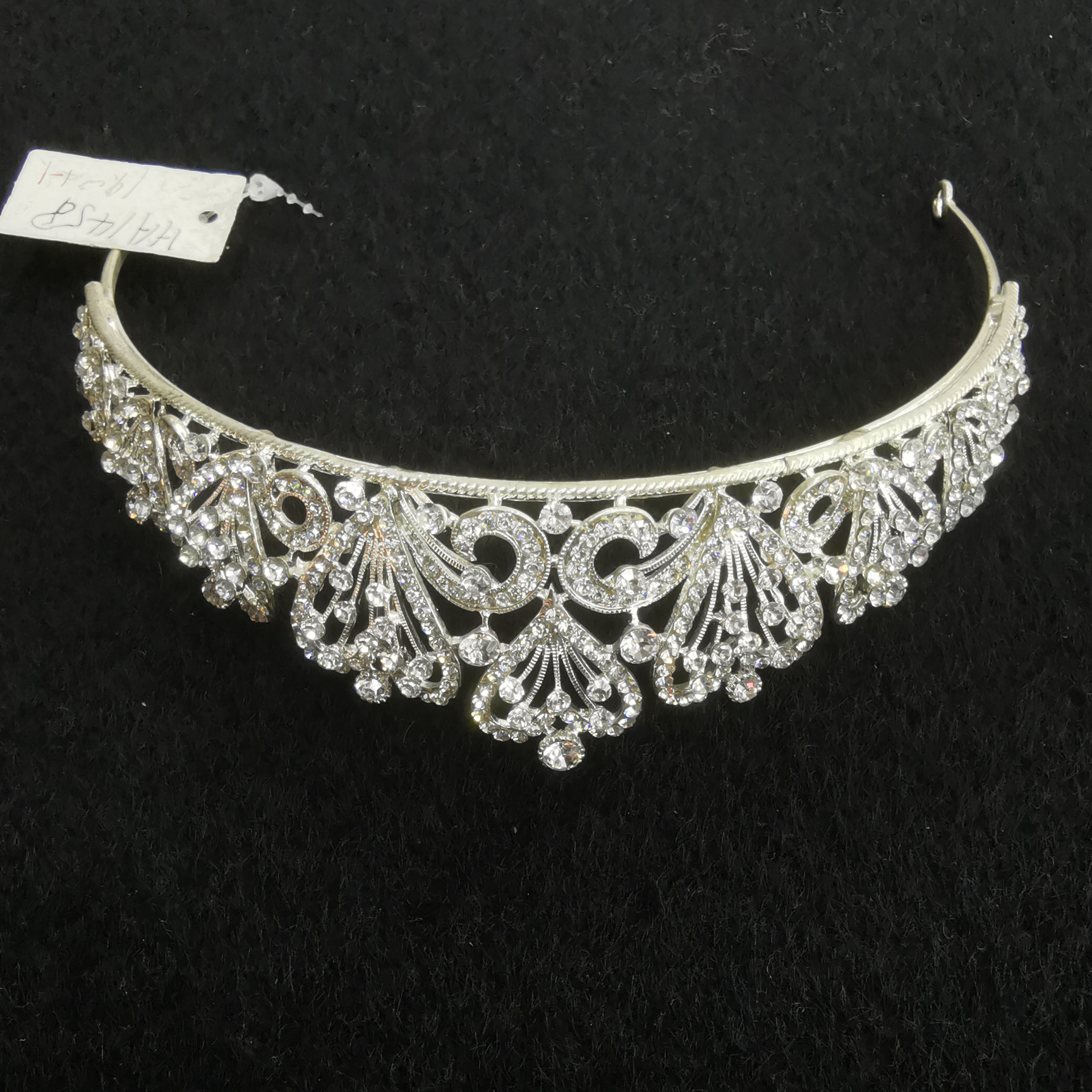 New bride crown tiara wedding atmosphere new white gauze champagne wedding dress accessories