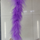 火鸡羽毛条两米一条紫色图