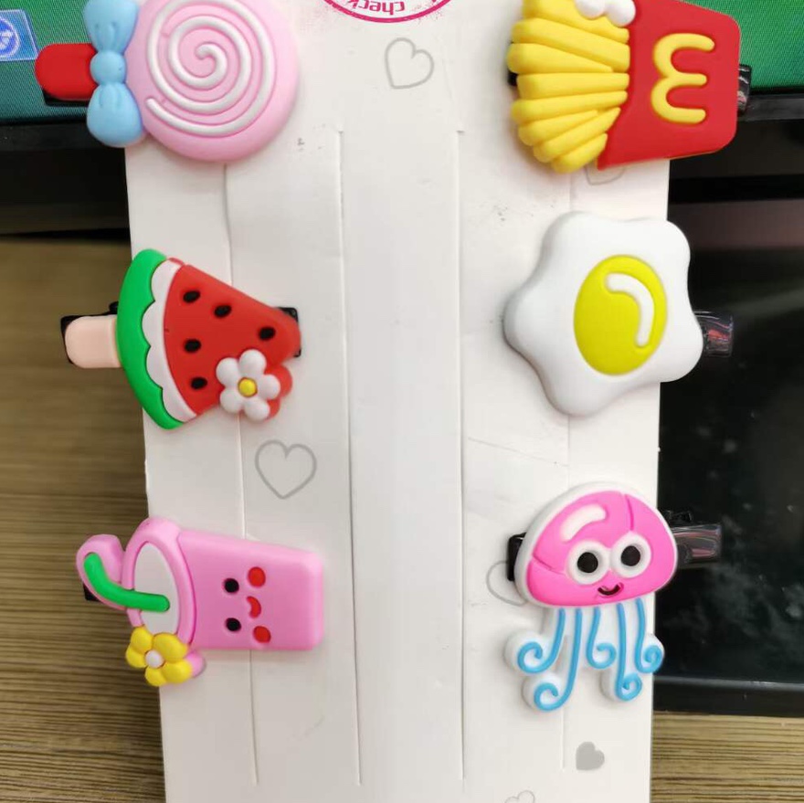 Soft rubber clips for food series