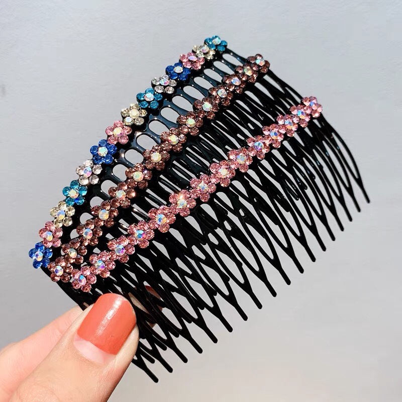 Rhine-drill hair comb clip