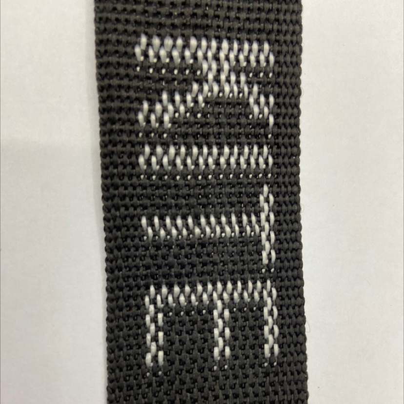 3.8 km polypropylene jacquard webbing 19#