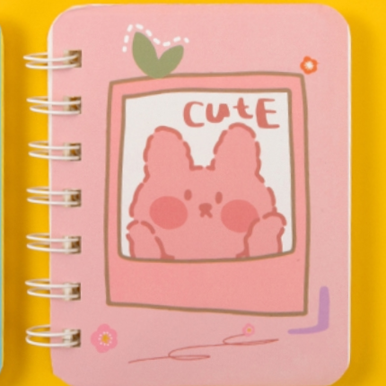 Pink Bunny notebook