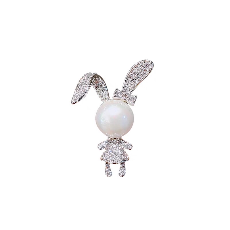 Japanese rabbit brooch