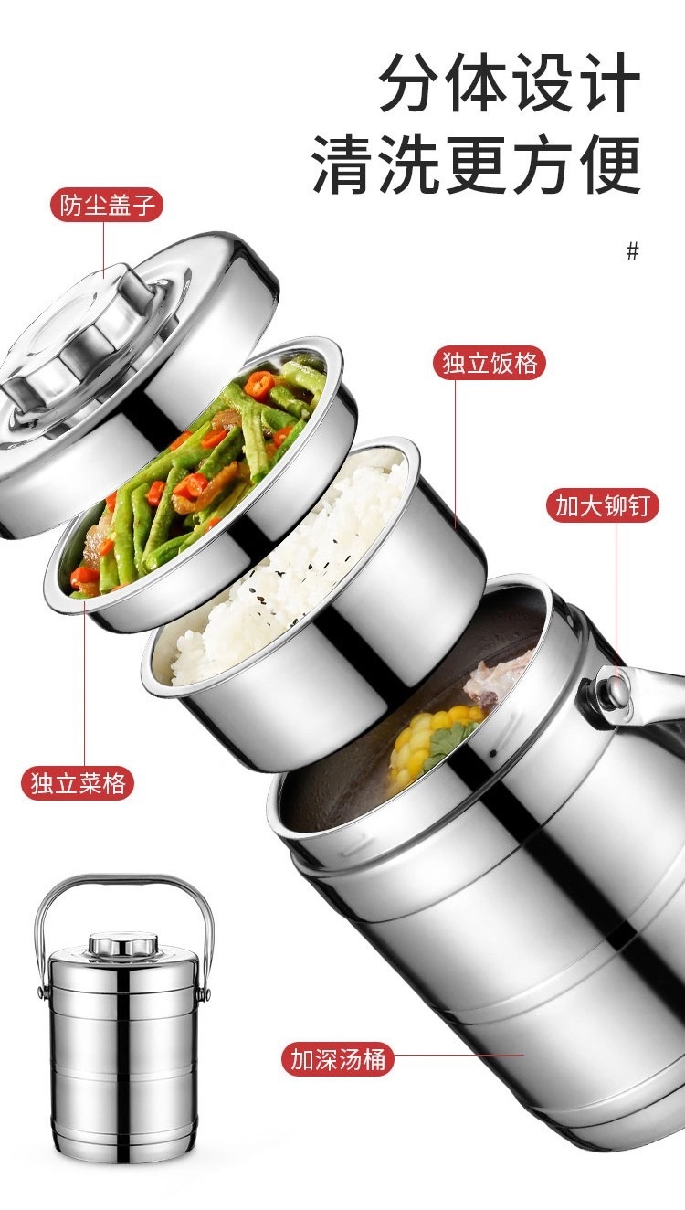 Stainless steel insulated pot 1.8L detail image 7
