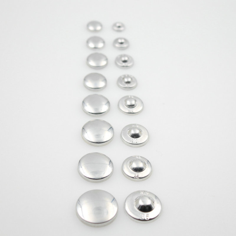 【 Factory Supply 】 Aluminum buckles, fabric buckles, process buttons, aluminum surface, aluminum foot buttons, overcoat buttons, shirt buttons Specification image