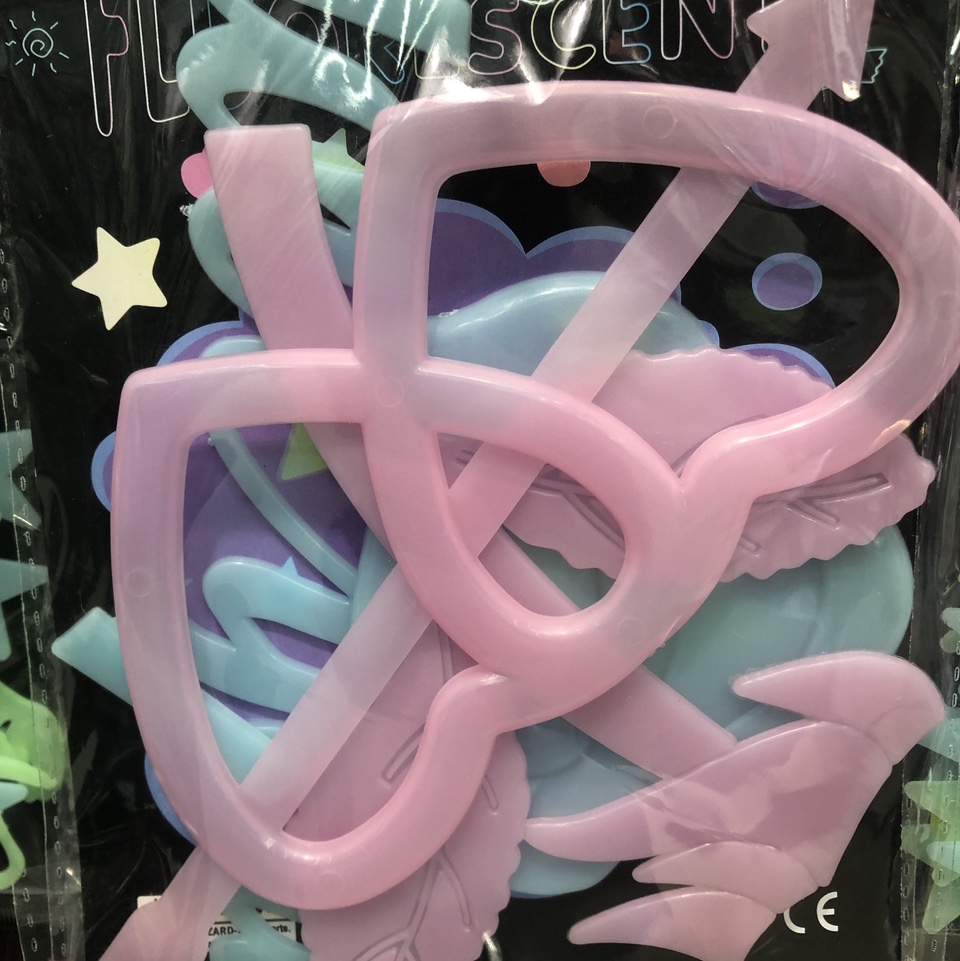 653夜光贴片彩色玫瑰