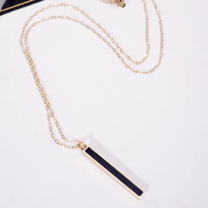 Simple and stylish Korean style necklace, versatile and elegant sweater chain, long style 15 details Picture