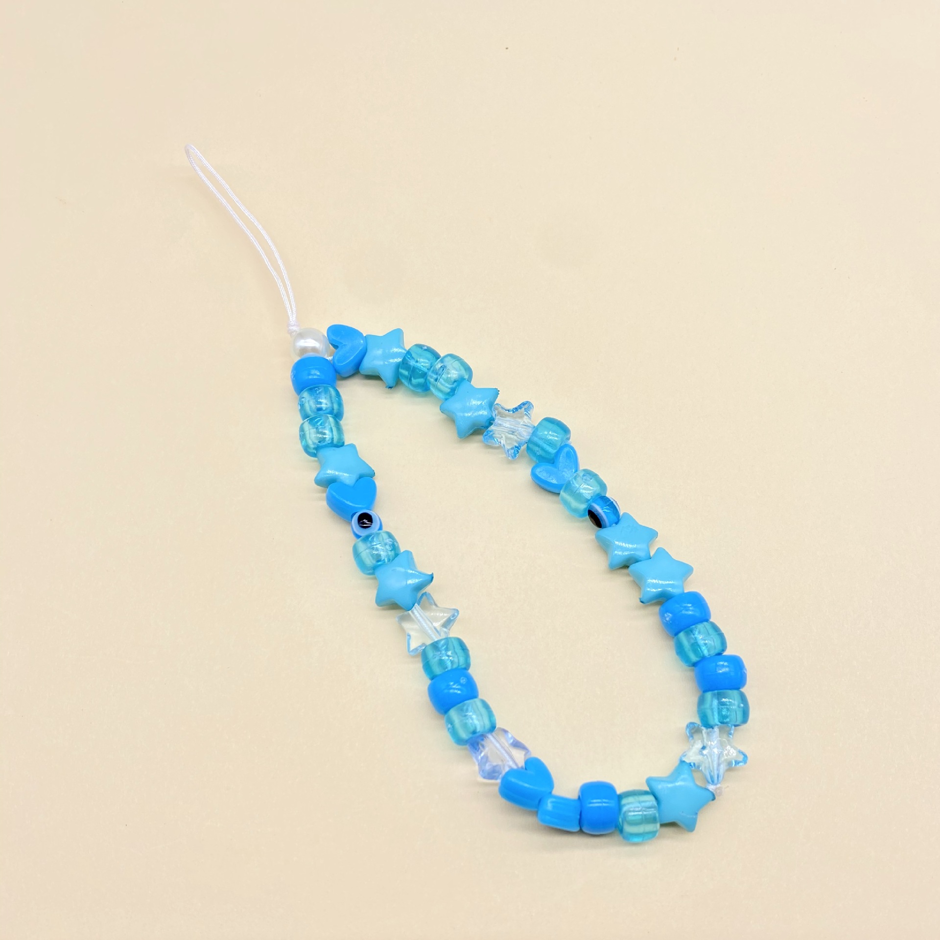 ins Europe and the United States personality fashion color multicolor acrylic eye mobile phone lanyard mobile phone chain female pendant 5