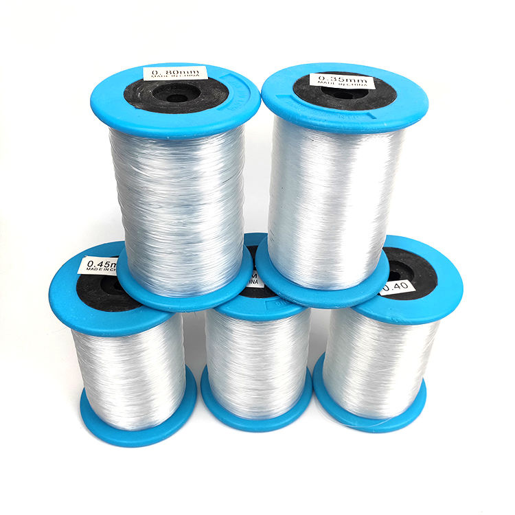 进口透明水晶无弹力鱼线DIY手工编织串珠绳缠绕戒指线透明鱼丝线27