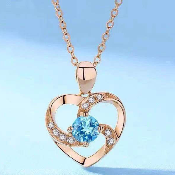 010女士夏款纯铜简约甜美2021年新款小众轻奢气质百搭项链