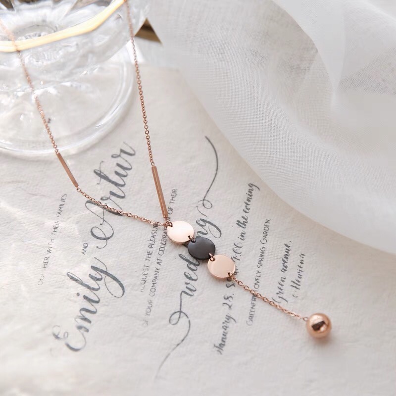 Simple and stylish Korean style necklace, versatile and elegant sweater chain, long style 4