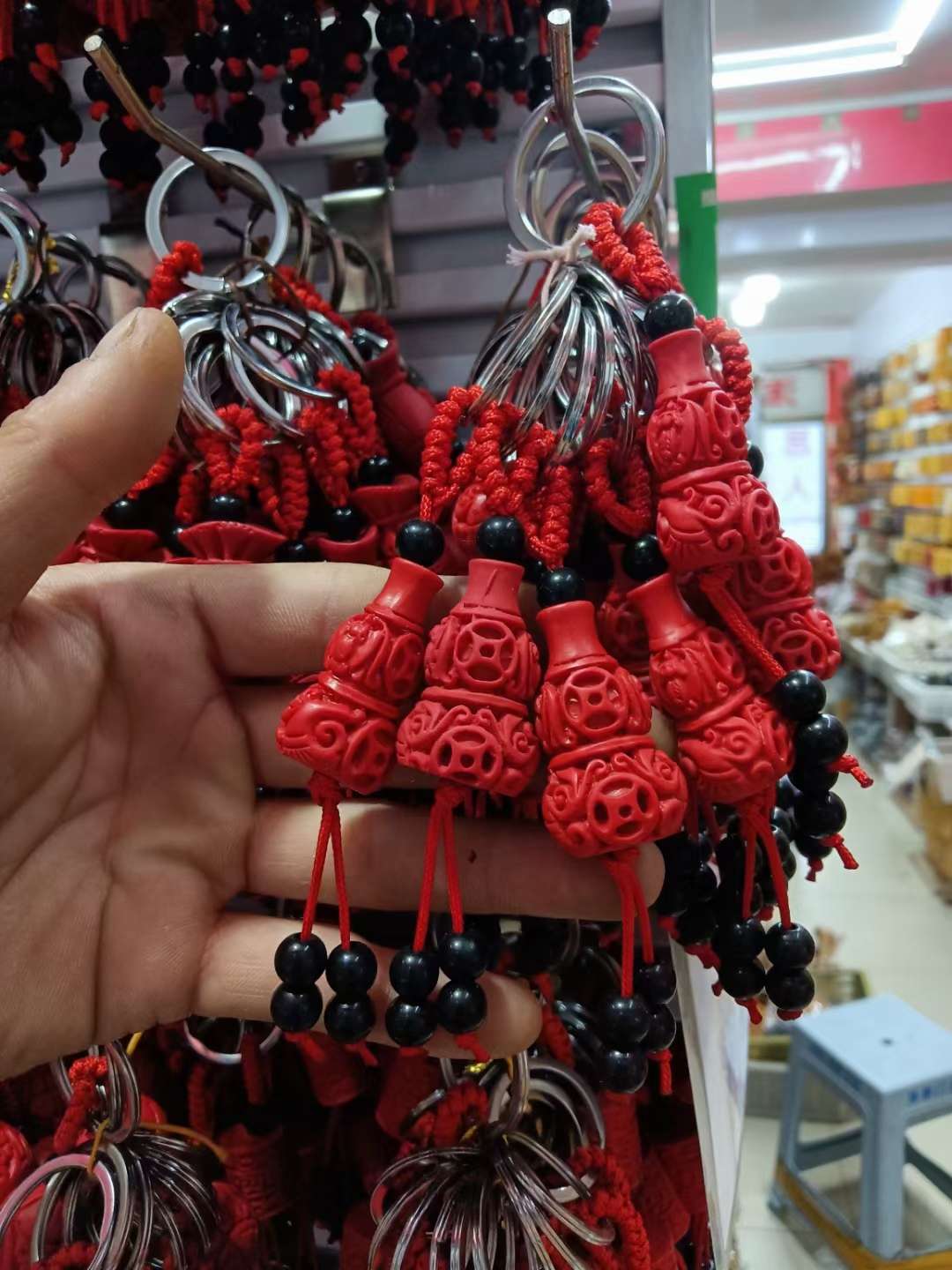 红色葫芦钥匙扣产品图