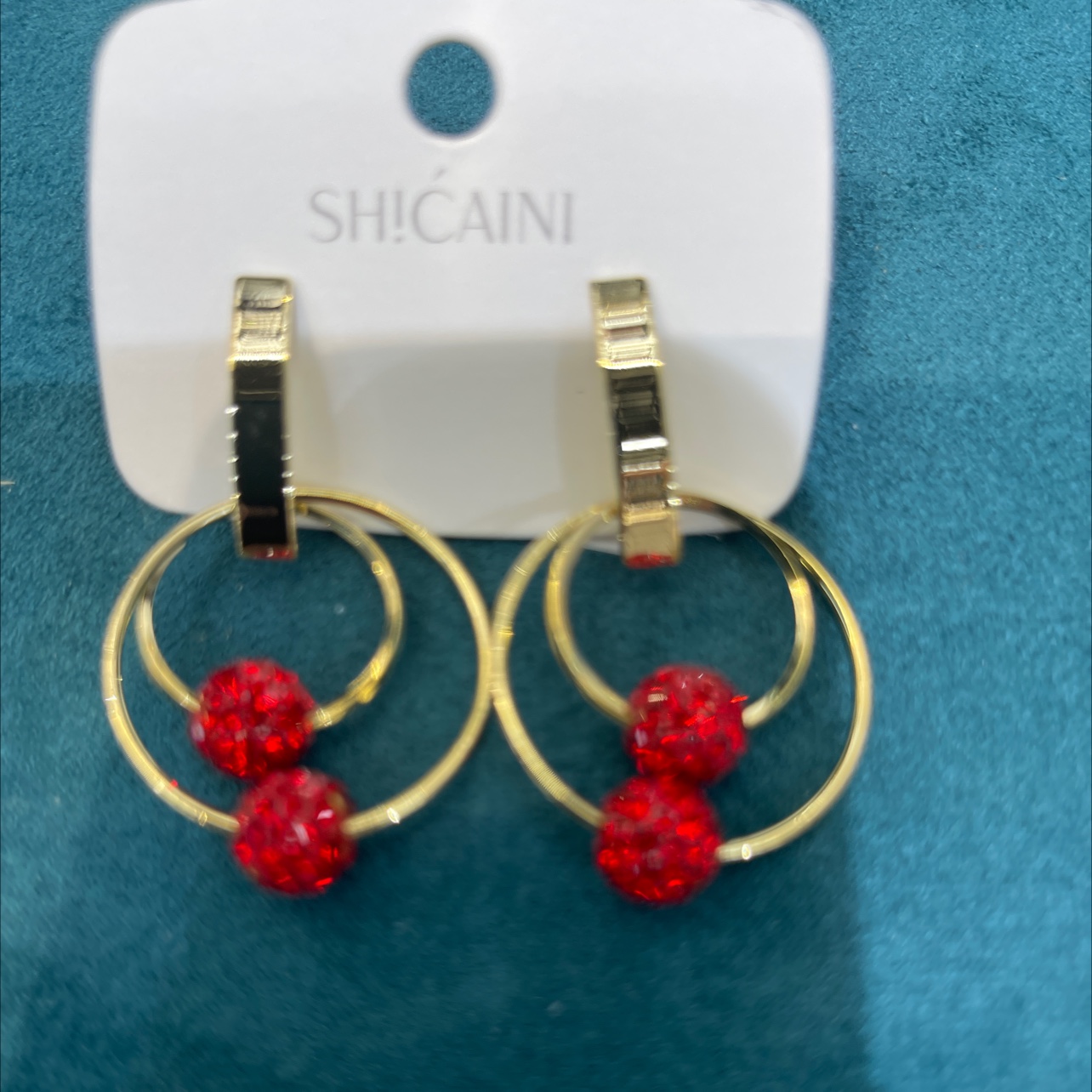 Assorted crystal earrings