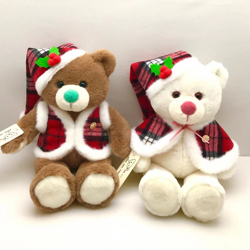 Dream plush toy 33cm Christmas couple Bear cute plush