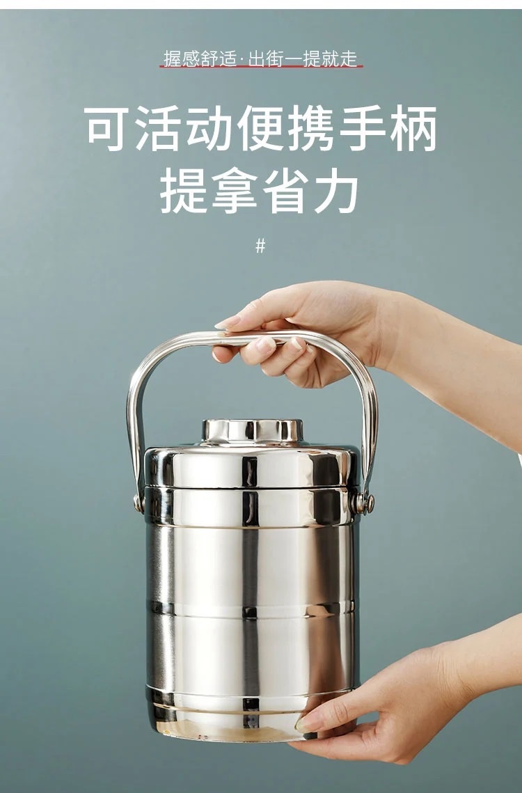 Stainless steel insulated lifting pot 2.2L detail image 8
