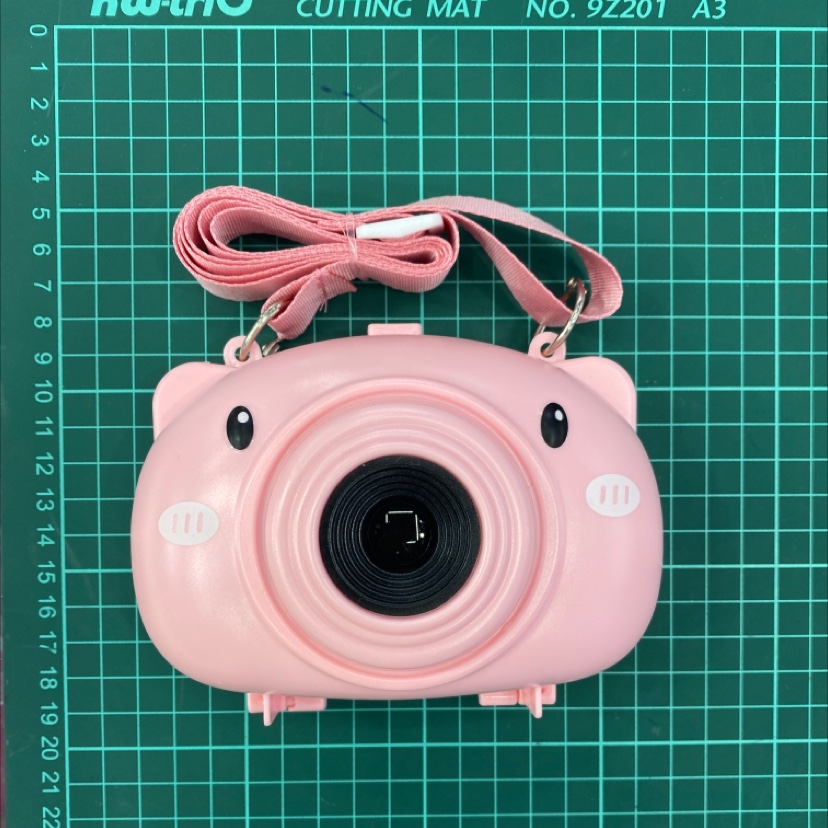 Square storage box pig pig camera cute