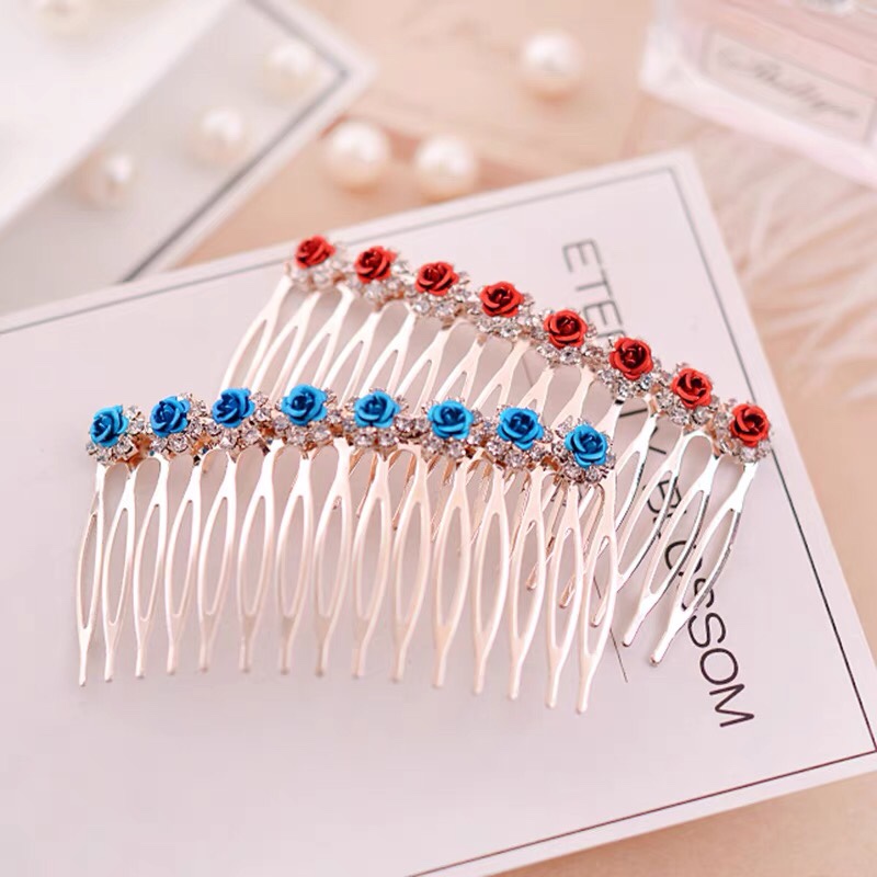 Under the rose hair comb clip thumbnail