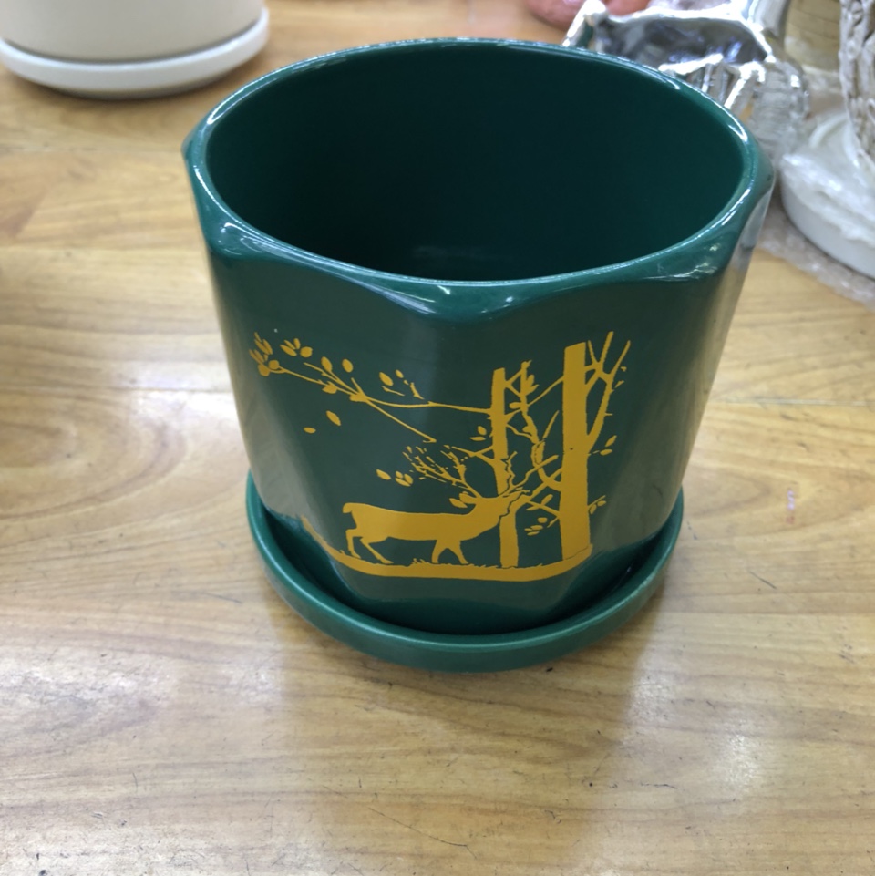 陶瓷工艺品花盆  小花盆 多肉花盆 摆件 小清新花盆 家居绿植花盆多色 0144