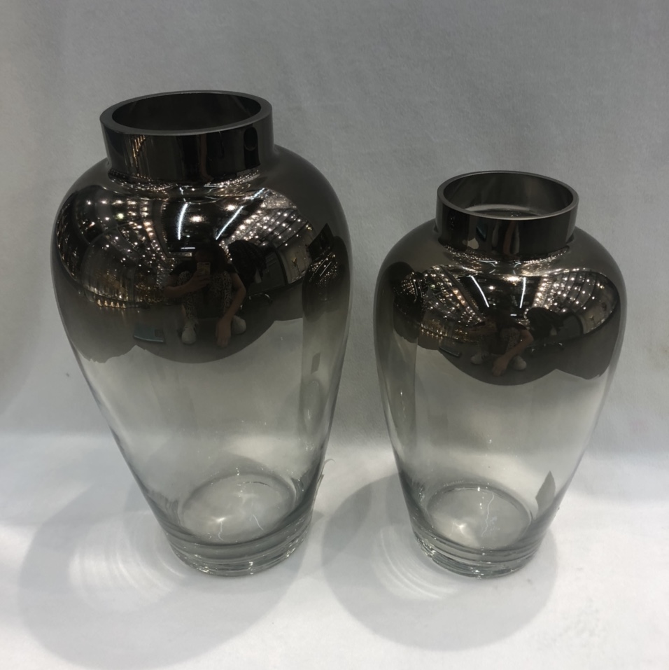 创意玻璃花瓶摆饰 透明插花摆件 家具客厅桌面装饰工艺品批发