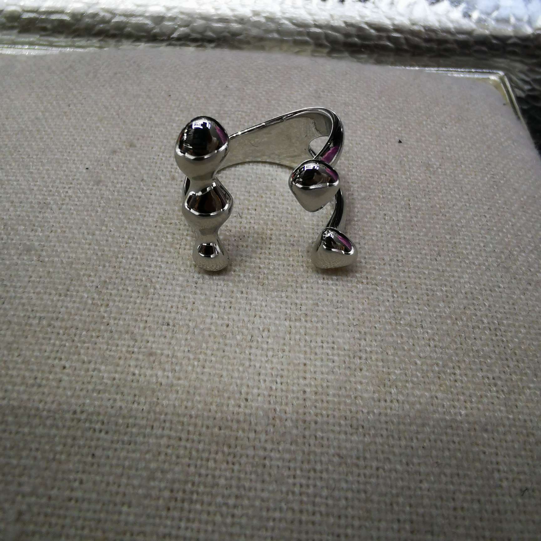 European and American lava open ring, Instagram cold style, niche design, individual geometric retro style, index finger ring, versatile, star's same style, light luxury metal ring, men's same style, 6813404703453 details Picture